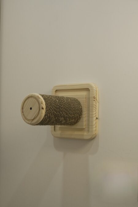 實木小小圓貓抓柱